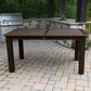 Highwood USA Hamilton 7-Piece Patio Dining Set in Weathered Acorn Finish, , large