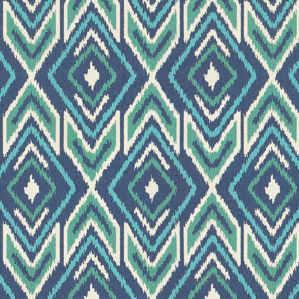 Oriental Weavers Meridian 2209B 7&#39;10&quot; Round Navy Area Rug, , large
