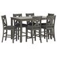 Ashley Caitbrook 7-Piece Counter Height Dining Set in Gray, , large
