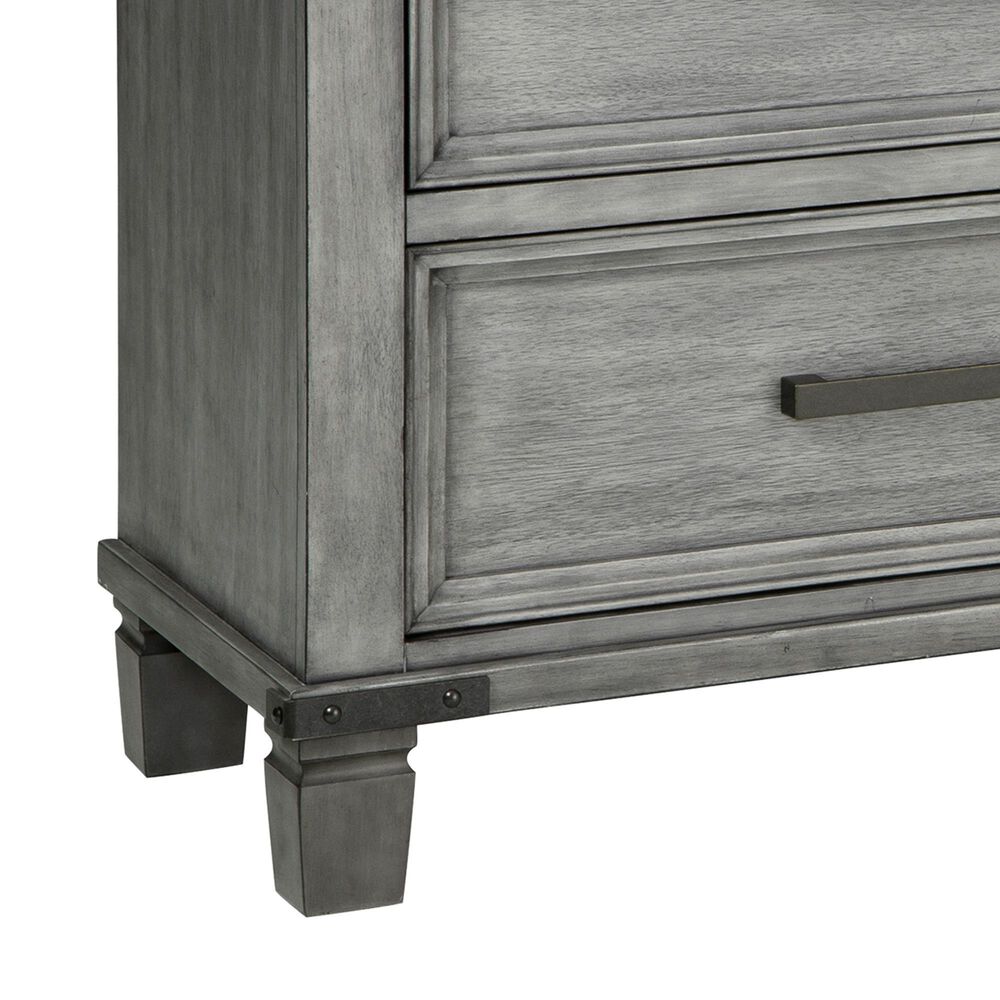 Ashley Russelyn 4-Piece Cal King Storage Bed Set in Gray, , large