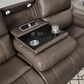 Simeon Collection Hancock Power Reclining Zero Gravity Sofa with Drop Down Table in Bette Hazel, , large