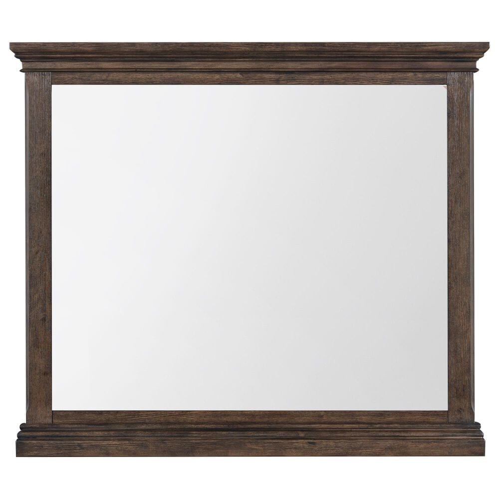 Riva Ridge Oxford 6 Drawer Dresser with Mirror in Cocoa, , large