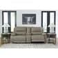 Ashley Narwhal Place 3-Piece Power Reclining Symmetrical Sectional with Storage Console in Pebble, , large