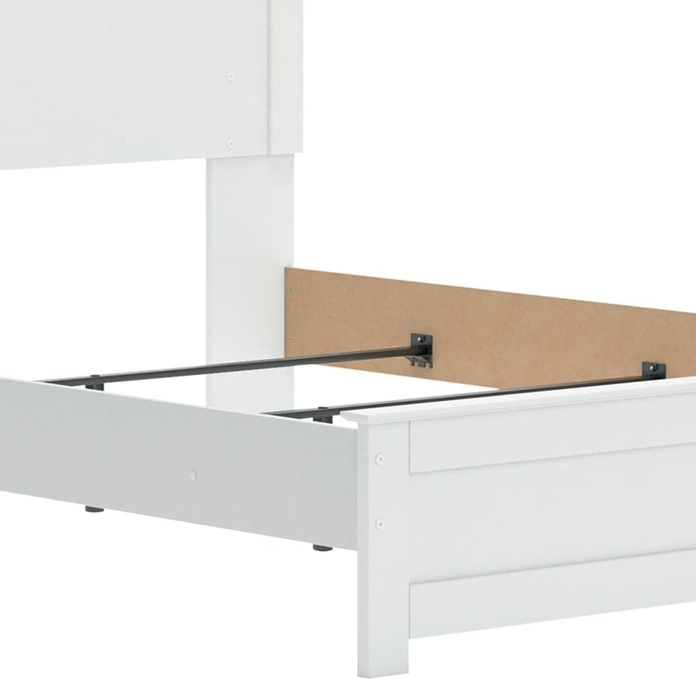 Ashley Bostwick Shoals Queen Panel Bed in White, , large