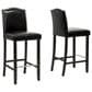 Baxton Studio Libra Bar Stool in Black (Set of 2), , large