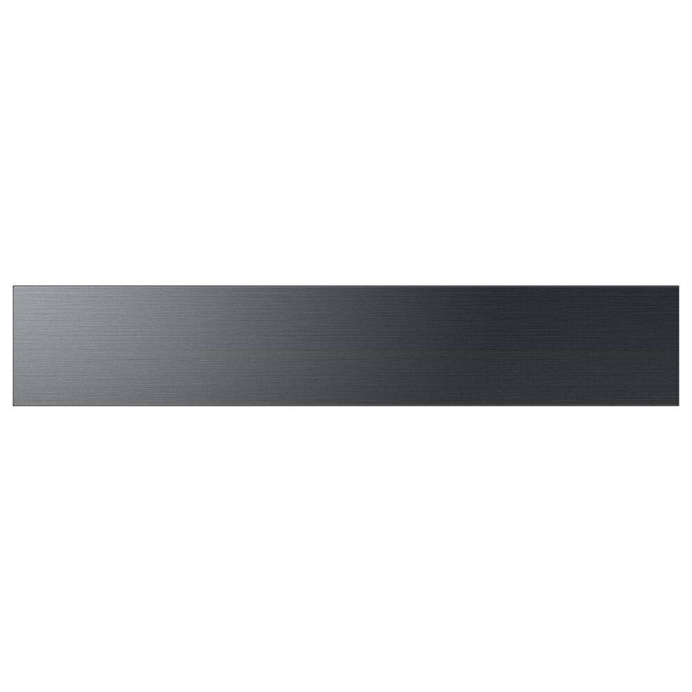 Samsung Bespoke Bespoke 4-Door French Door Refrigerator Middle Panel in Matte Black Steel, , large