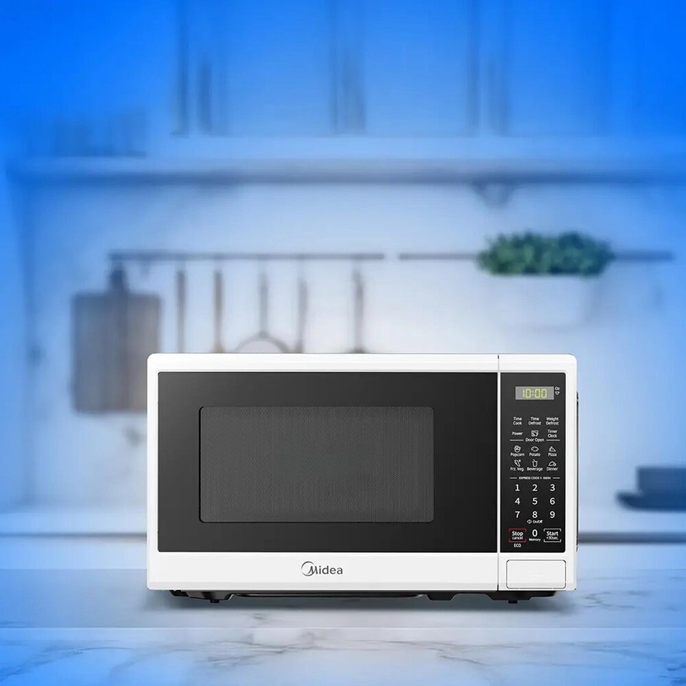 Midea 0.7 Cu. Ft. Countertop Microwave Oven in White, , large
