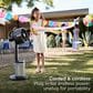 Shark FlexBreeze Pro Mist Indoor/Outdoor Fan in Charcoal Grey, , large