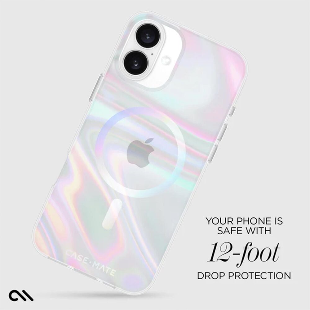 Case-Mate Soap Bubble MagSafe Phone Case for the iPhone 16 Plus, , large
