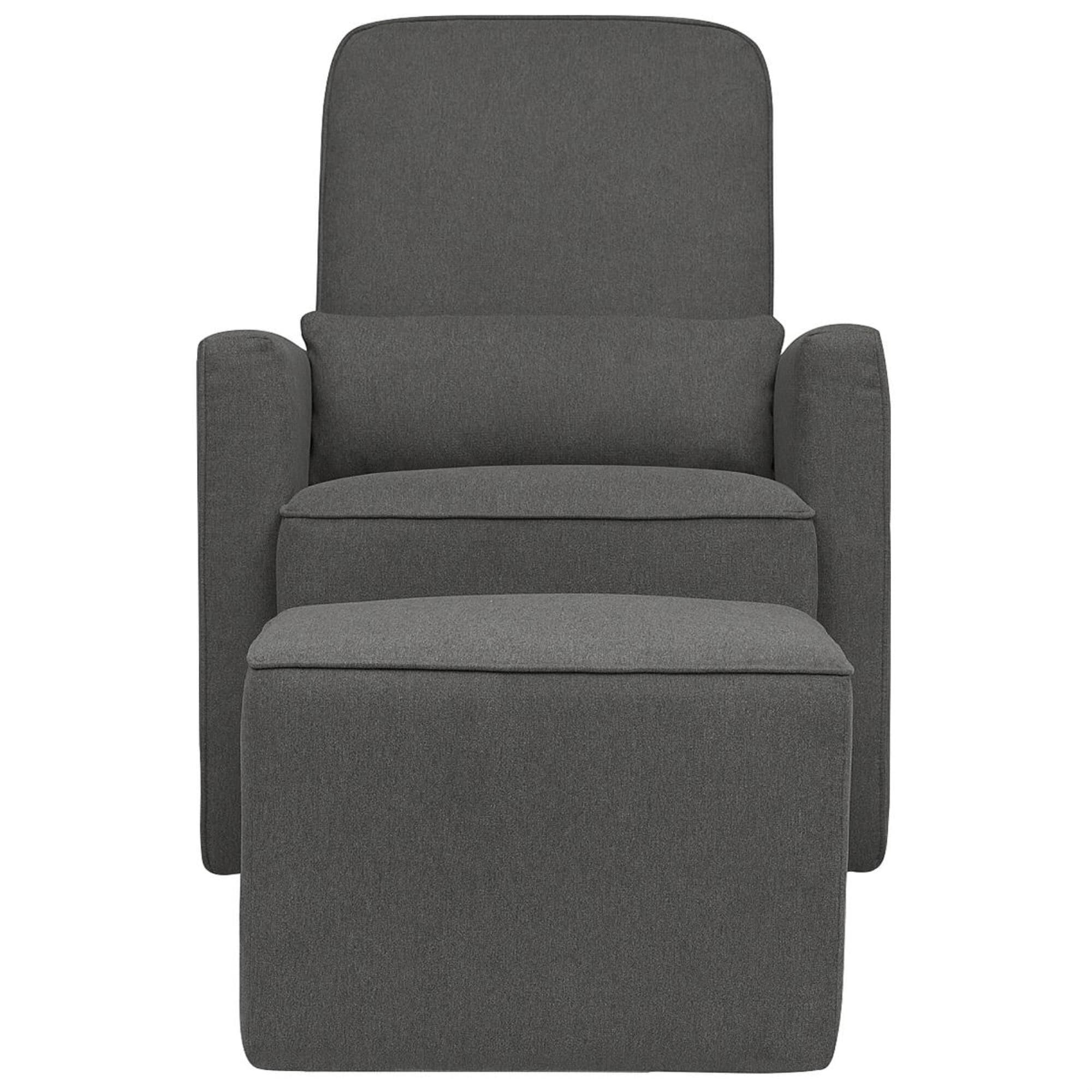 Davinci sierra swivel clearance glider in heathered ottoman