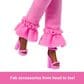 Barbie Deluxe Style Doll with Jumpsuit and Brown Braided Hair in Pink, , large