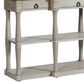 Stylecraft Lamps Inc Wilshire Breakfront Longboard Table in Distressed Light Gray, , large