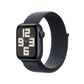 Apple Watch SE GPS + Cellular 40mm Midnight Aluminum Case with Ink Sport Loop, , large