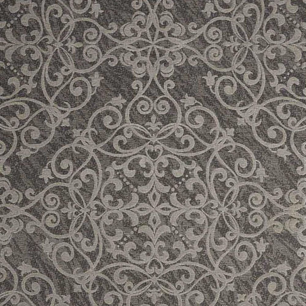 Nourison Damask DAS01 2&#39;3&quot; x 3&#39;9&quot; Grey Area Rug, , large