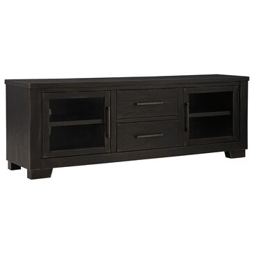 Ashley Galliden 80" TV Stand in Black, , large