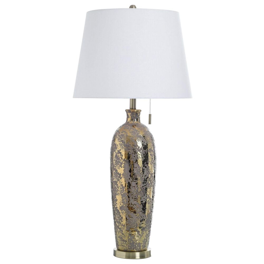 Flair Industries Merken Table Lamp in Gold, , large