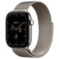 Apple Watch Series 12 (GPS + Cellular) 46mm Natural Titanium Case with Natural Milanese Loop - S/M, , large