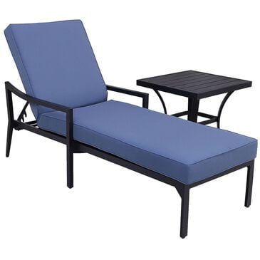 World Source Chaise and Side Table in Splendor Denim, , large