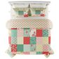 Timberlake 3-Piece Full/Queen Quilt Set in Pastel Pink, Mint Green, Yellow and Red, , large