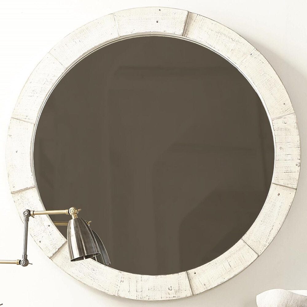 Bernhardt Highland Park Piper Mirror in Brushed White, , large