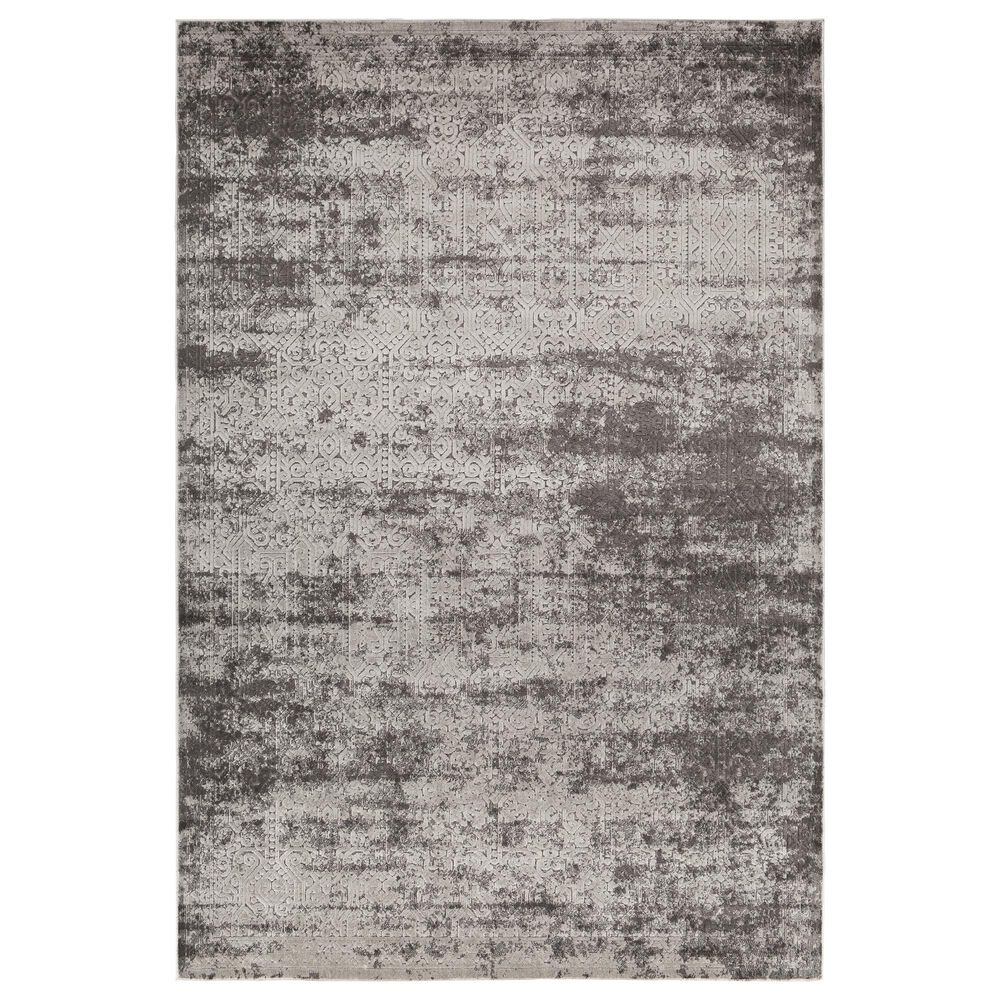 Surya Dantel DTL-2303 5"3" x 7"3" Medium Gray and Charcoal Area Rug, , large