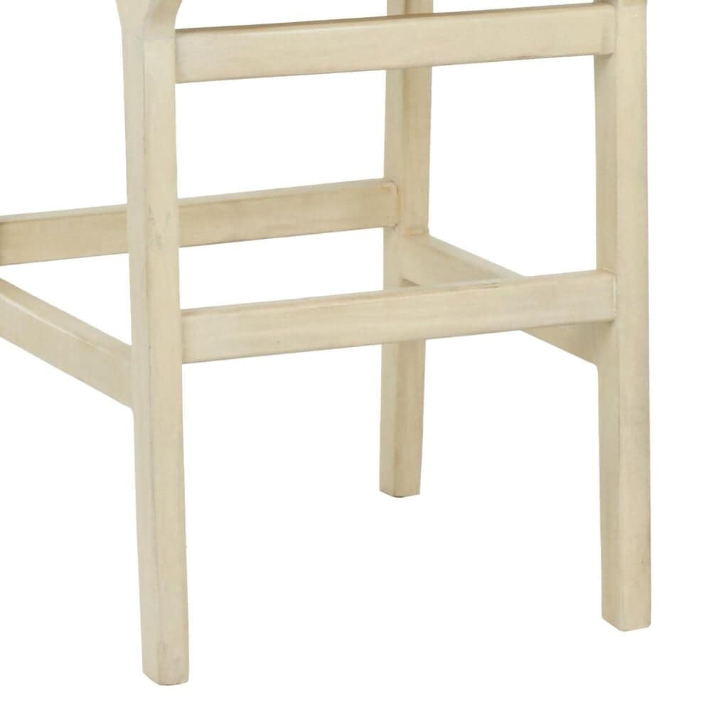 Maple and Jade Handmade Woven Kitchen Bar Stool with Brown Cushion in Light Brown, , large