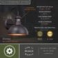 Vaxcel Franklin 1-Light Outdoor Wall Motion Sensor in Oil Burnished Bronze, , large