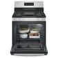 GE Appliances 5.0 Cu. Ft. Freestanding Gas Range in Stainless Steel, , large