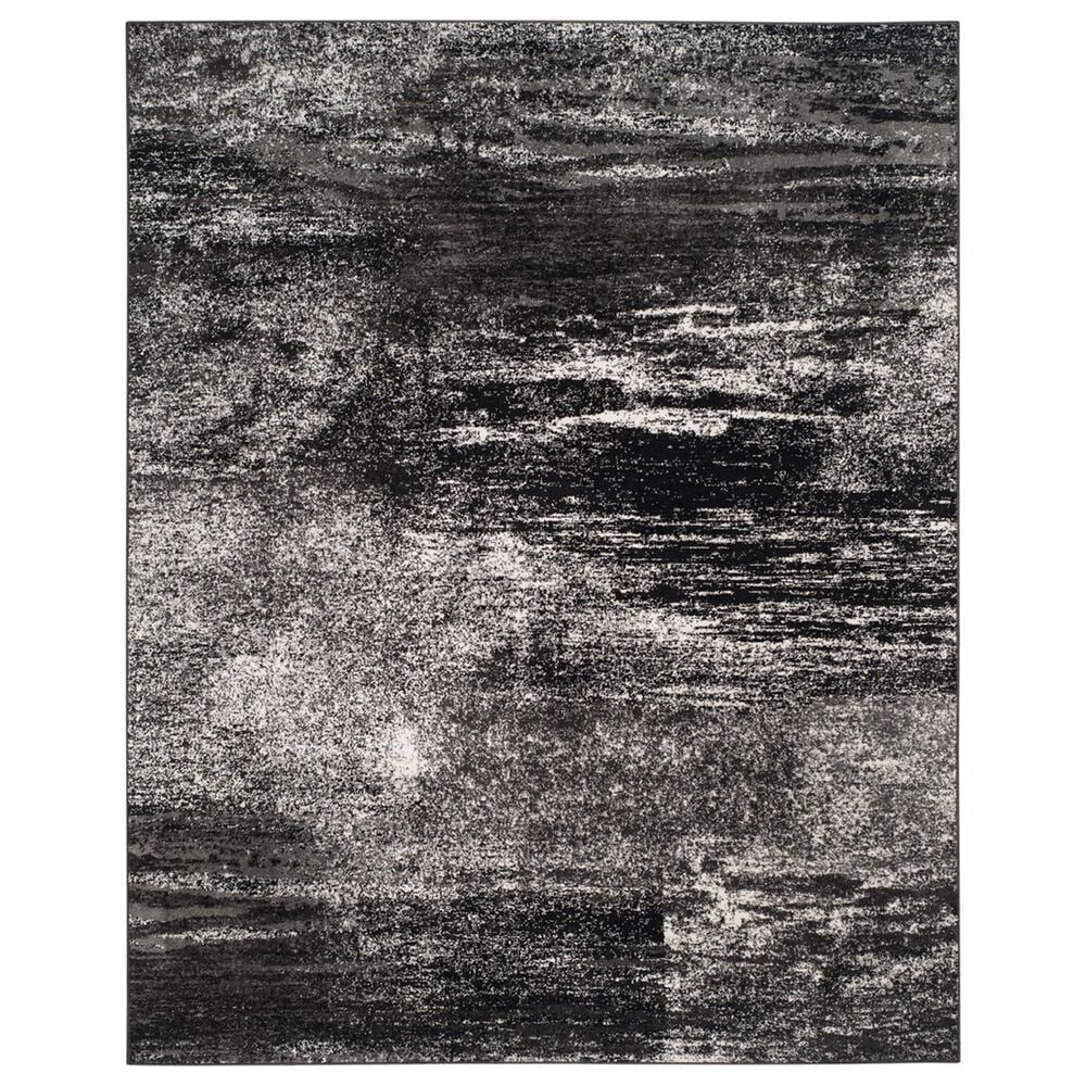Safavieh Adirondack ADR112A 9" x 12" Silver and Black Area Rug, , large
