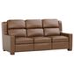 Stickley Furniture Woodlands Power Reclining Leather Sofa in Salvano Bark, , large