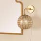 Creative Coop Ollie Wall Sconce with Detail in Brass, , large