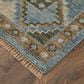 Feizy Fillmore 2" x 3" Blue and Green Area Rug, , large