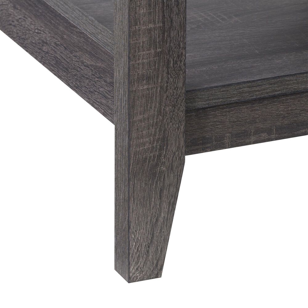 CorLiving Hollywood Side Table in Dark Grey, , large