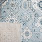 Safavieh Isabella ISA916 8" x 10" Blue and Creme Area Rug, , large