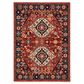 Oriental Weavers Lilihan Medallion 2061V 2" x 6" Red and Blue Scatter Rug, , large
