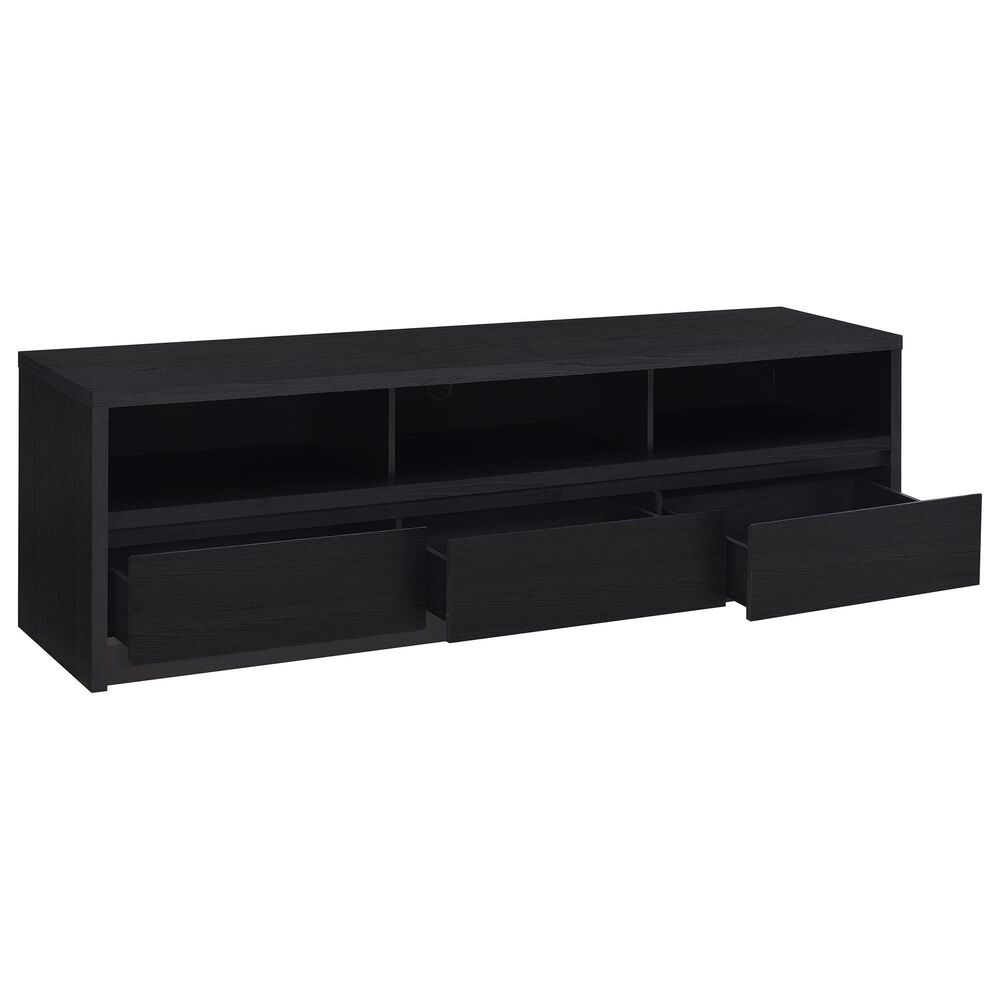 Coaster Rutland 78&quot; TV Stand Media Console in Black, , large