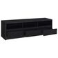 Coaster Rutland 78" TV Stand Media Console in Black, , large