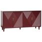 Slatehouse Arvada 4-Door Sideboard in Merlot, , large