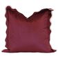 Flair Industries 22" Square Throw Pillow in Burgundy, , large