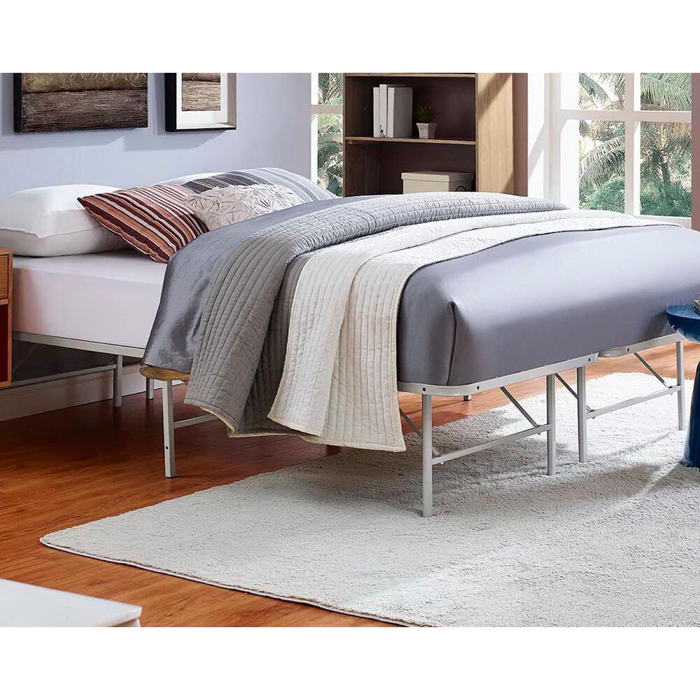 Modway Horizon Platform Queen Bed Frame in Gray, , large