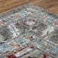RIZZY Signature 10" x 13" Gray and Multicolor Area Rug, , large
