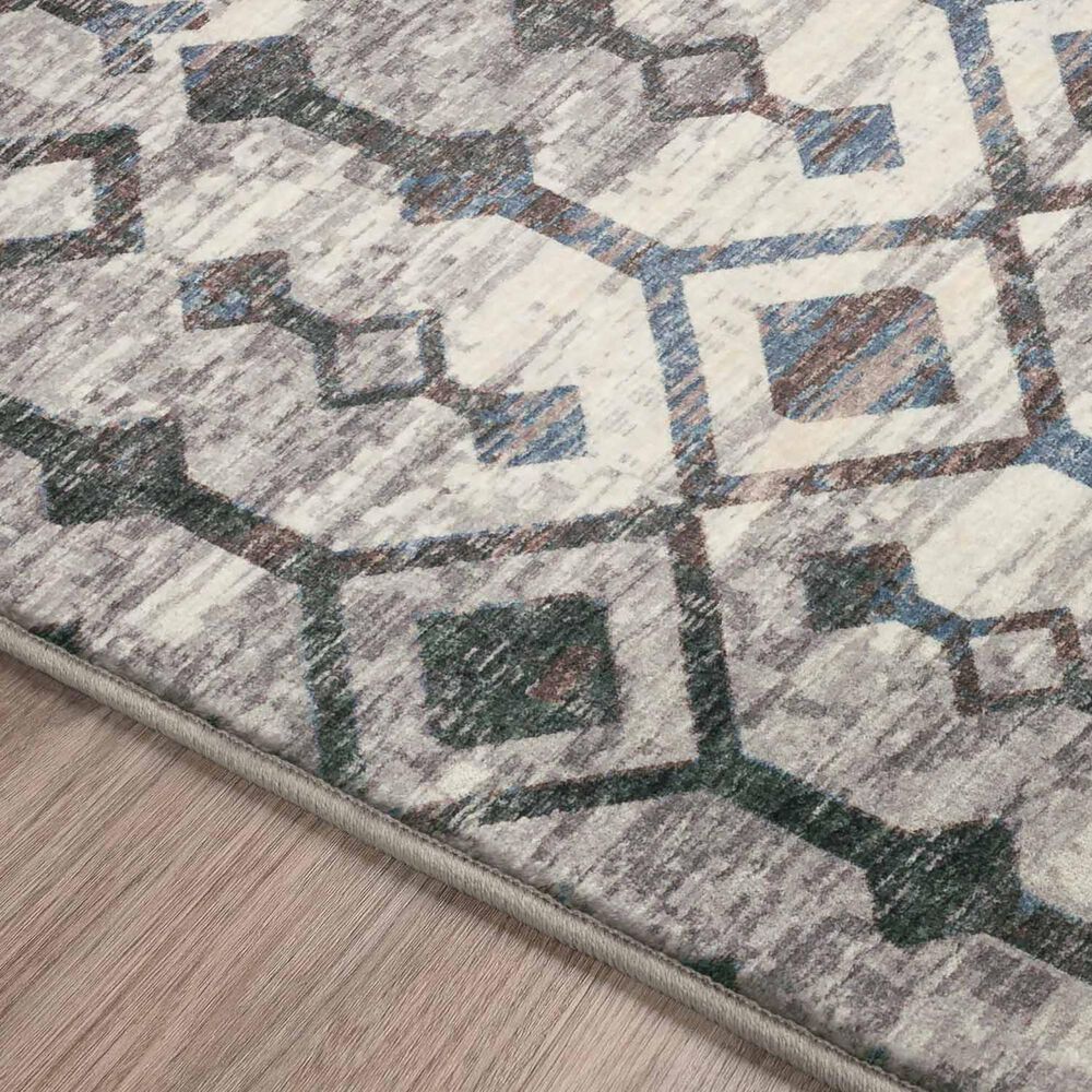 Dalyn Rug Company Brisbane BR8 5&#39; x 7&#39;6&quot; Silver Area Rug, , large