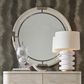 Hooker Furniture Modern Mood Round Mirror in Diamond and Pewter, , large