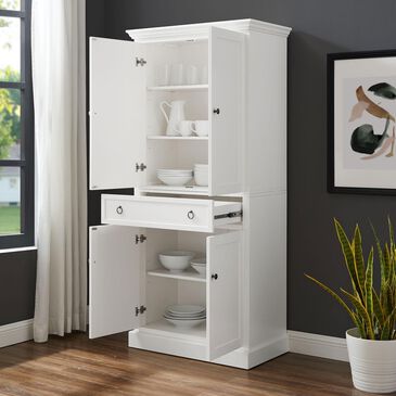 Crosley Furniture Winston Storage Pantry in White, , large