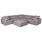 Moe"s Home Collection Clay Ottoman in Grey, , large