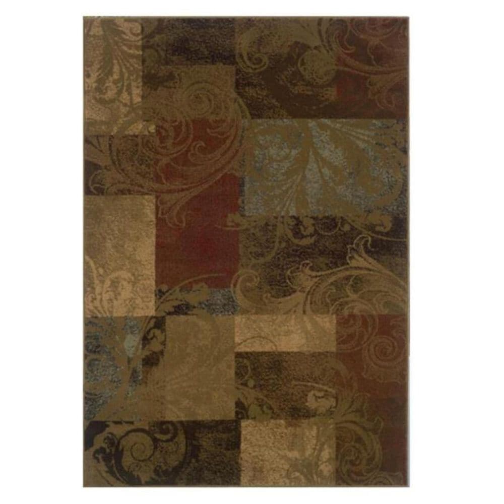 Oriental Weavers Hudson 36G 5"3" x 7"6" Brown Area Rug, , large