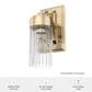 Hunter Gatz 1-Light Wall Sconce in Alturas Gold, , large