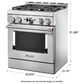 KitchenAid 4.1 Cu. Ft. Freestanding Gas Range with True Convection in Stainless Steel, , large