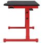 Ashley Lynxtyn Adjustable Height Desk in Red and Black, , large