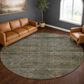 Dalyn Rug Company Aristo AR1 Teal 8" Round Area Rug, , large